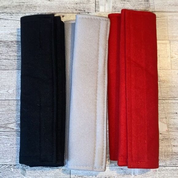 Custom, Medical Alert, Red & Black, Seat Beat Strap Cover, 2Pack - Picture 7 of 12